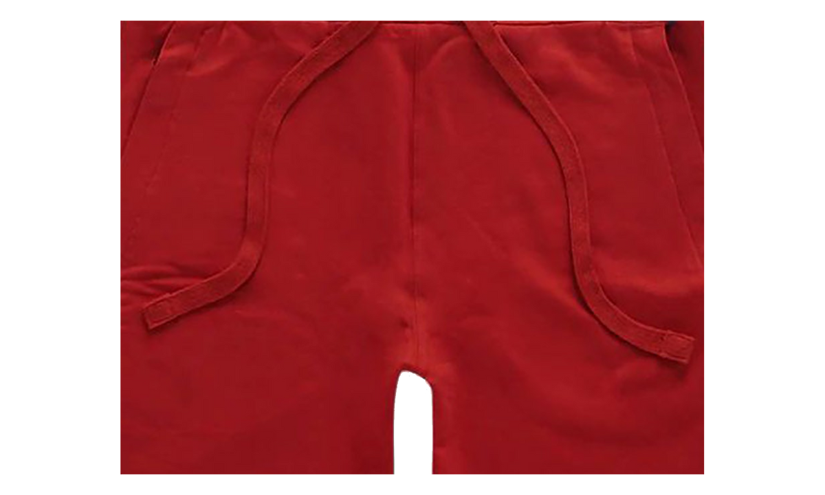 Jordan Craig Palma French Terry Fleece Shorts Red 8350S RED